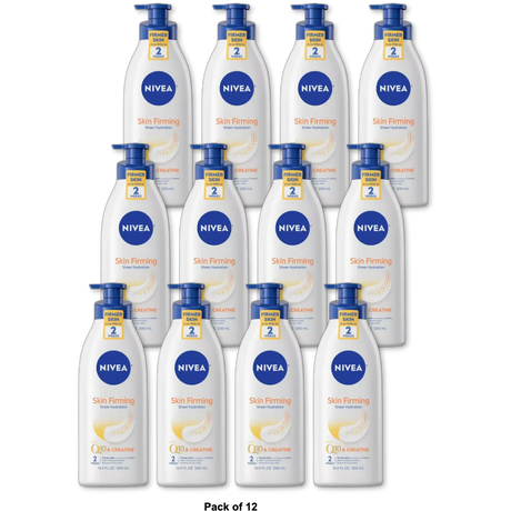 Nivea Skin Firming Hydration Body Lotion 16.9Oz (Pack of 12)