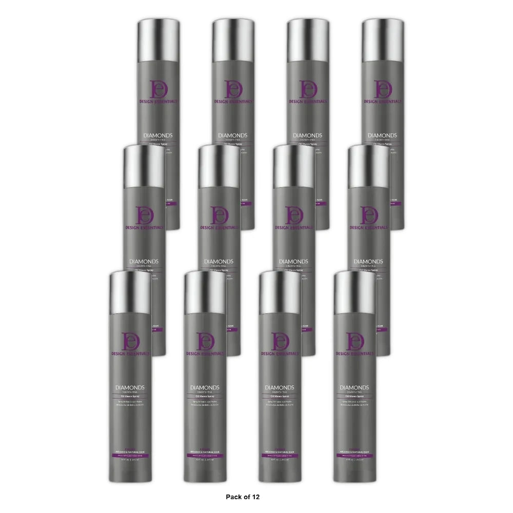 Design Essentials Diamonds Oil Sheen Spray 10oz (Pack of 12)