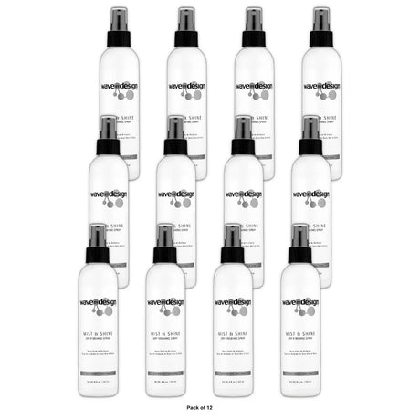 Design Essentials Mist & Shine Dry Finishing Spray - 8 oz (Pack of 12)
