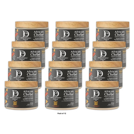 Design Essentials Chebe Braid & Twist-Out Styling Hair Pomade Creme 12 oz - (Pack of 12)