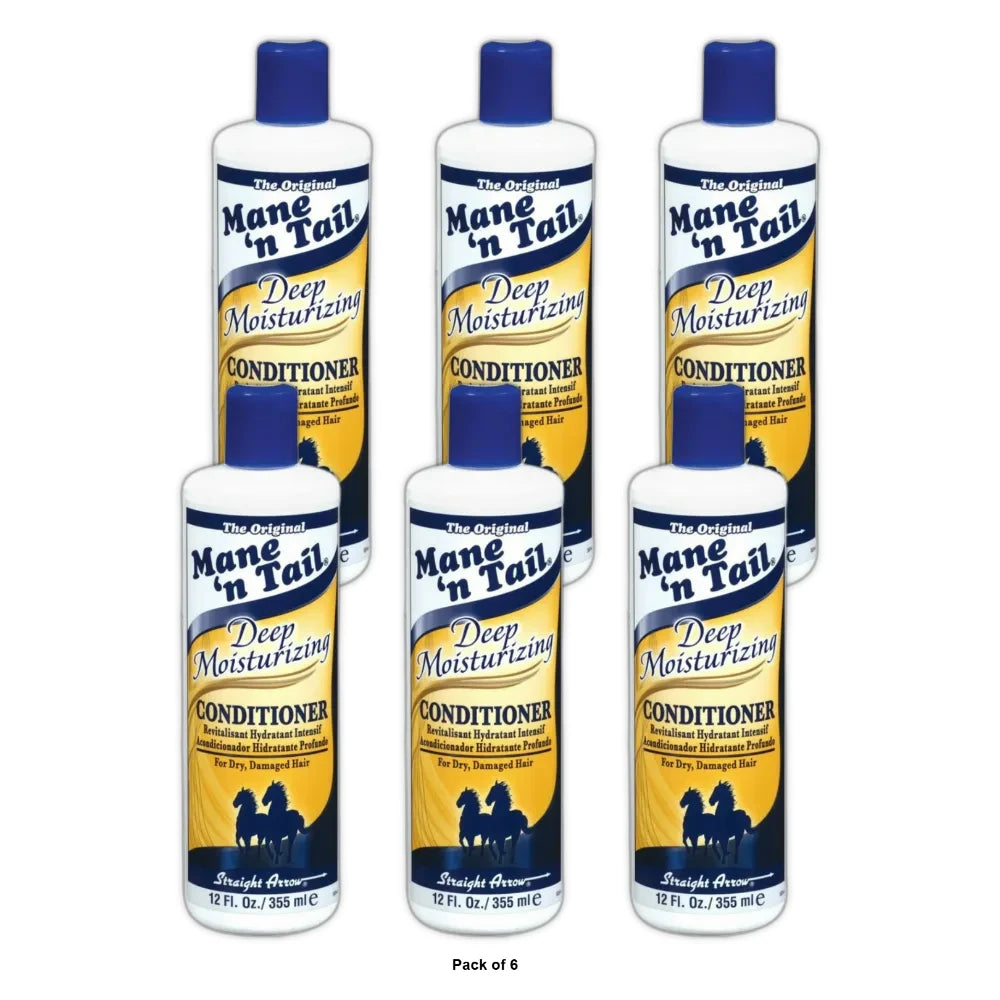 Mane n Tail Deep Moisturizing Conditioner 12 oz – Repairs Dryness Strengthens (Pack of 6)