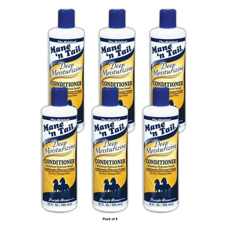 Mane n Tail Deep Moisturizing Conditioner 12 oz – Repairs Dryness Strengthens (Pack of 6)