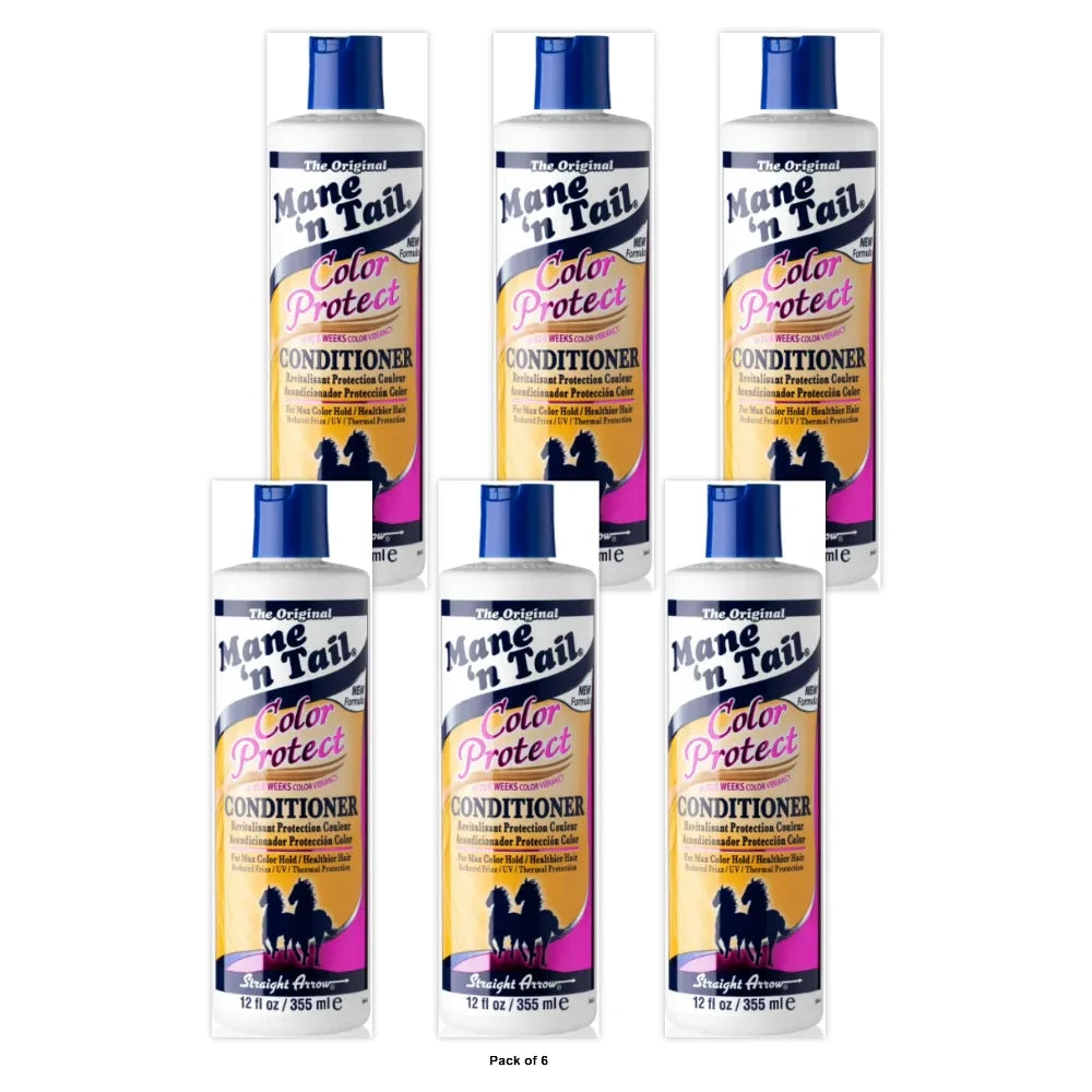 Mane n Tail Color Protect Conditioner (12 oz) – Moisturizes Strengthens & Repa (Pack of 6)