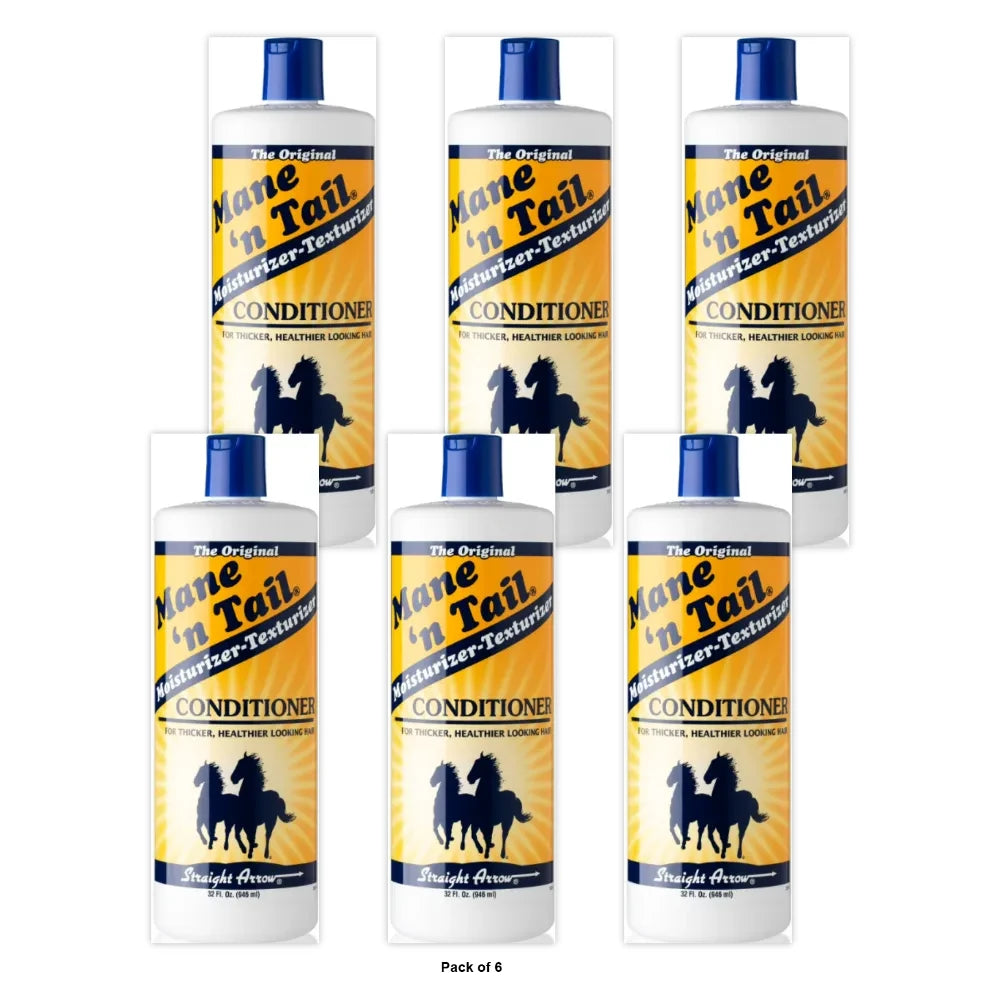 Mane n Tail Original Formula Conditioner 32 oz – Protein-Based Formula for Thic (Pack of 6)