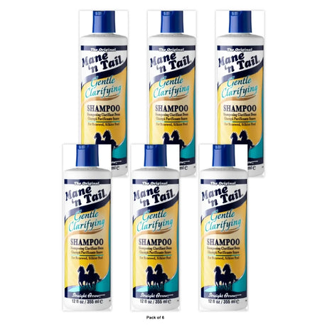 Mane n Tail Gentle Clarifying Shampoo 12 oz – Restores Revitalizes (Pack of 6)