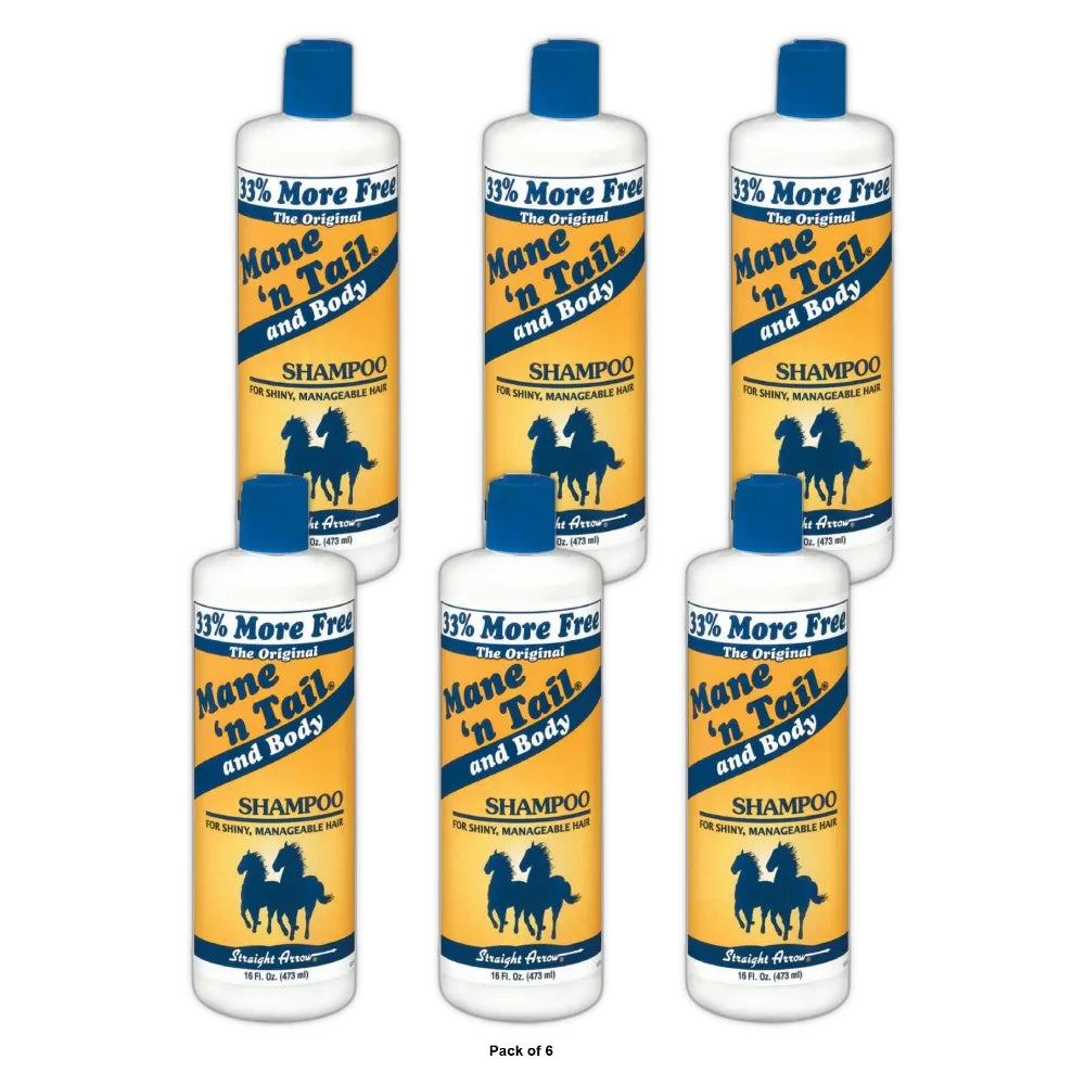 The original mane n tail and body shampoo by straight arrow for unisex 16-oz bo (Pack of 6)