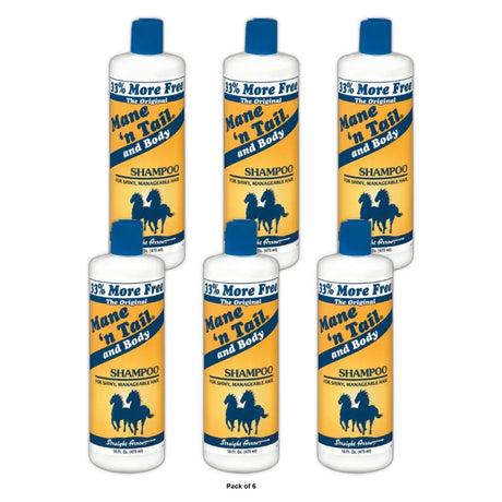 The original mane n tail and body shampoo by straight arrow for unisex 16-oz bo (Pack of 6)