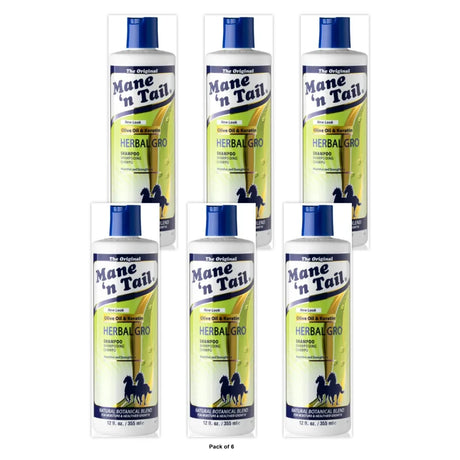 Mane n Tail Herbal Gro Shampoo 12 fl. oz(Pack of 6)