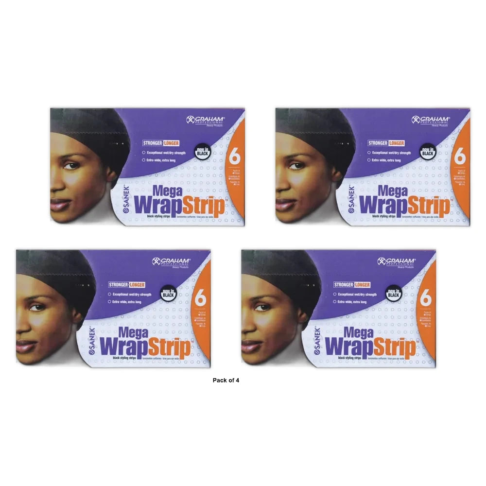 Graham Professional 55142 Sanek Black Mega Strips 40 s (Pack of 4)