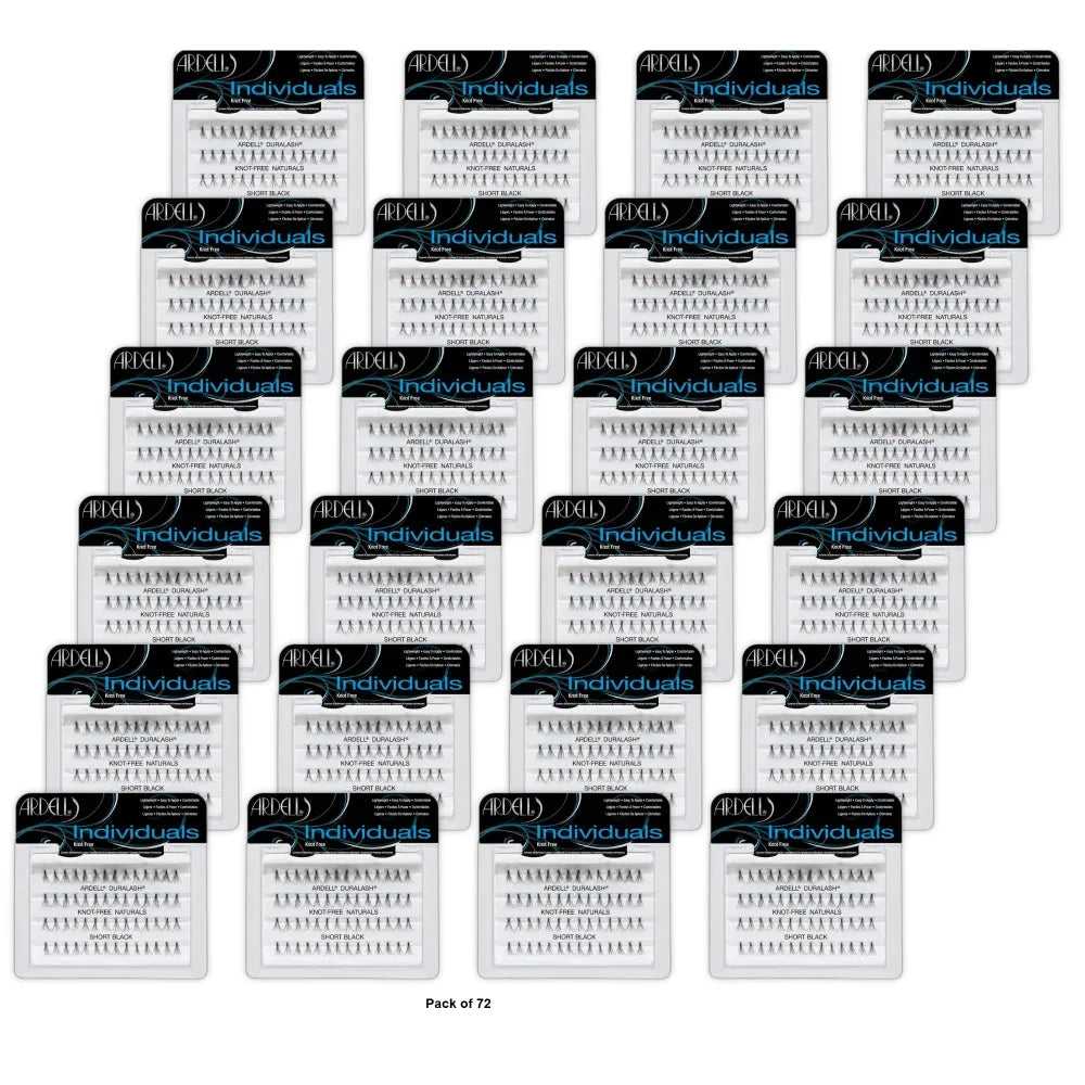 Ardell DuraLash Naturals Knot Free Flare Lashes Short Black (Pack of 72)
