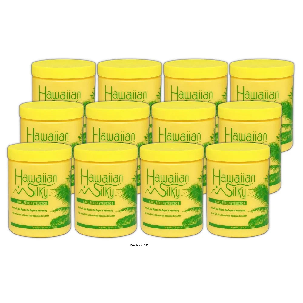 Hawaiian Silky Curl Reconstructor Cream 20 oz (Pack of 12)