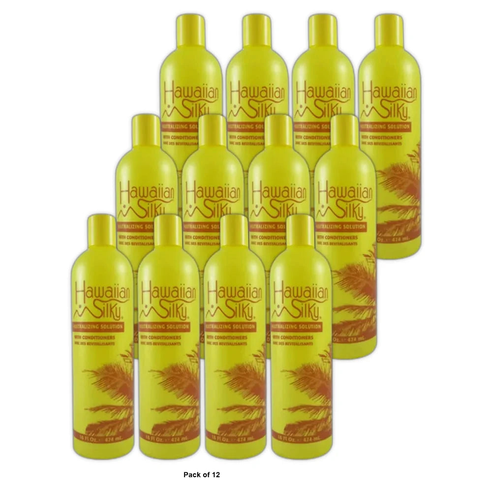 Hawaiian Silky- Neutralizing Solution w/ Conditioners 16oz (Pack of 12)