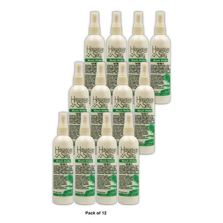 Hawaiian Silky Miracle Worker 14-in-1 No Drip Activator & Moisturizer - 8 oz (Pack of 12)