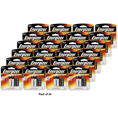 Energizer Alkaline Battery 522Bp9 V 0.48Oz (Pack Of 24)