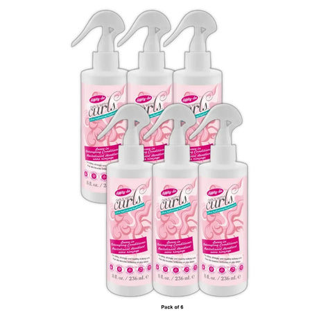 Dippity-do Girls with Curls Leave-in Detangling Conditioner 8 Fl. Oz (Pack of 6)