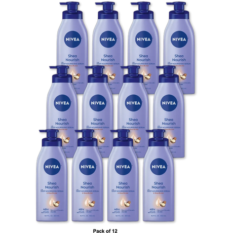 Nivea Smooth Daily Moisture Body Lotion 16.9Oz (Pack of 12)