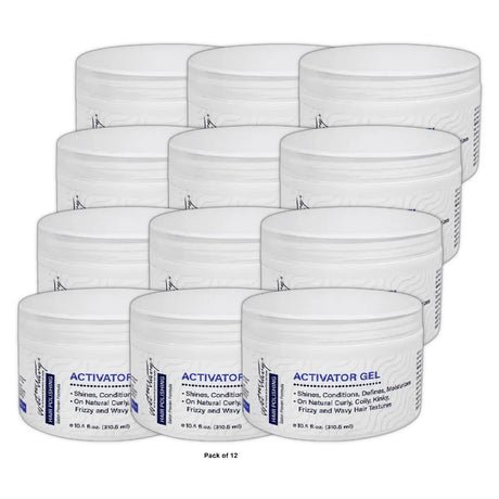 Bonfi Natural - Wet N Wavy Hair Polishing Activator Gel 10.5. FI Oz (Pack of 12)