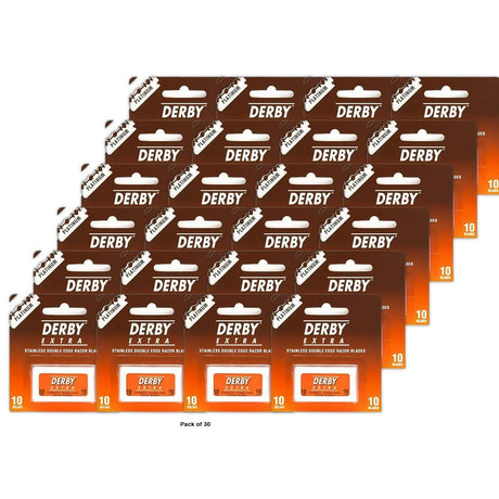 Derby Platinum Extra Double Edge Razor Blades 10ct (Pack of 30)