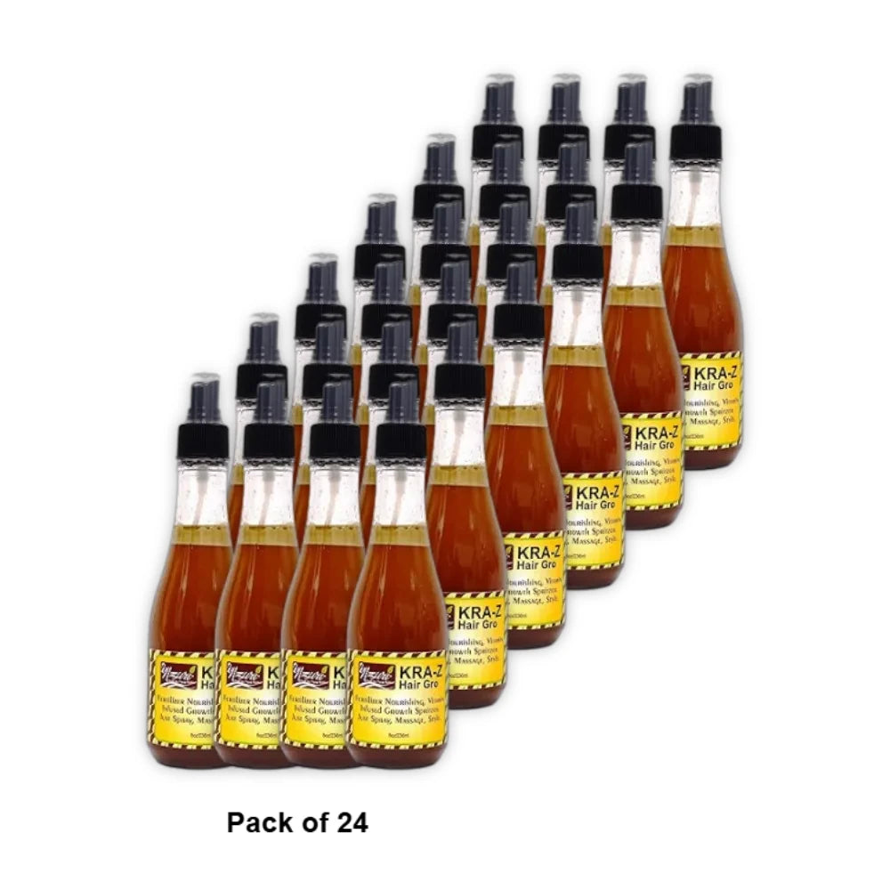 Nzuri Kra-z Hair Gro Fertilizer 4 Oz (Pack of 24)