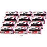 Energizer Max Alkaline 50% Long Lasting AA Battery 10Oz (Pack of 12)