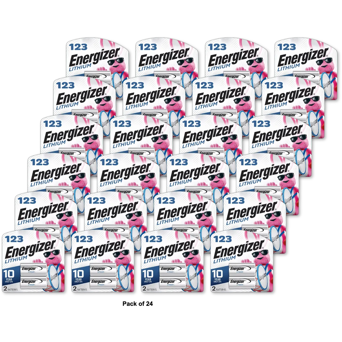 Energizer Ultimate Lithium 123 Photo Batteries 0.16Oz (Pack Of 24)
