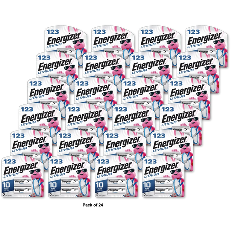 Energizer Ultimate Lithium 123 Photo Batteries 0.16Oz (Pack Of 24)