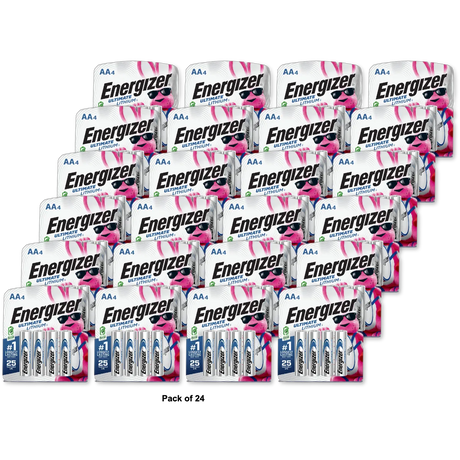 Energizer Ultimate Lithium Battery AA 6.4Oz (Pack of 24)