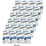 Eveready Energizer Watch Batteries Ecr2450Bp3 V 2.11Oz (Pack of 72)