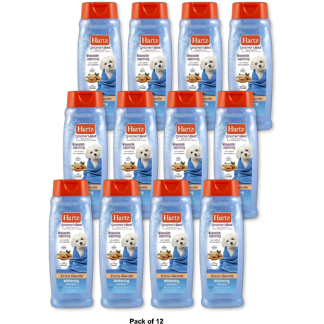 Hartz Groomers Best Dog Whitening Shampoo 18Oz (Pack of 12)