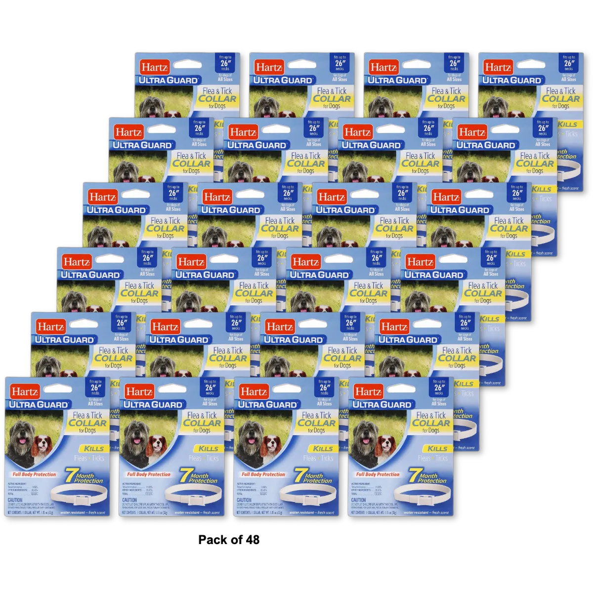 Hartz Ultraguard Flea And Tick Collar For Dogs 1.15Oz (Pack of 48)