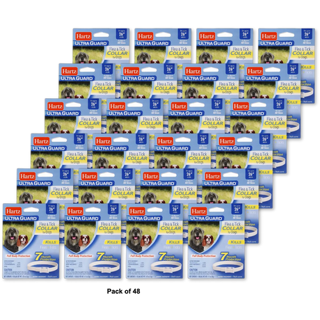 Hartz Ultraguard Flea And Tick Collar For Dogs 1.15Oz (Pack of 48)