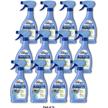 Hartz UltraGuard Plus Flea & Tick Home Spray Clean Fresh Scent 22Oz (Pack of 12)