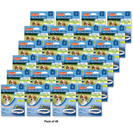 Ultra Guard Flea & Tick Collar for Dogs White Fresh Scent 1 collar 0.67Oz (Pack of 48)