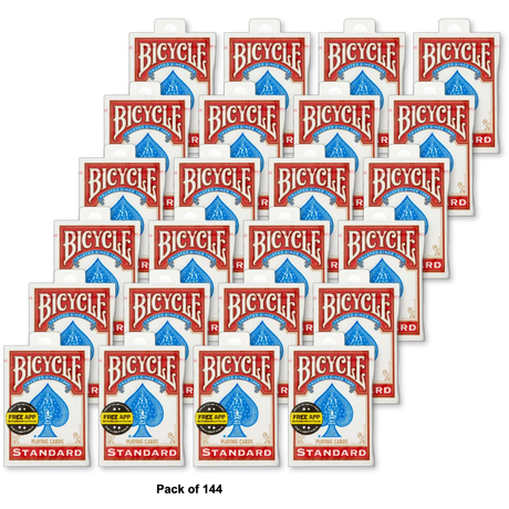 Bicycle Poker Size Standard Playing Cards 4Oz (Pack of 144)