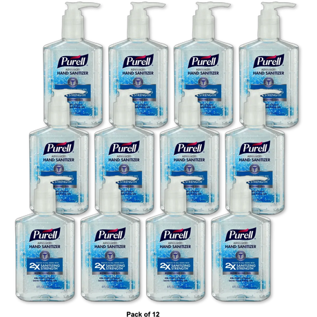 Purell Advanced Hand Sanitizer Refreshing Gel 8Oz (Pack of 12)