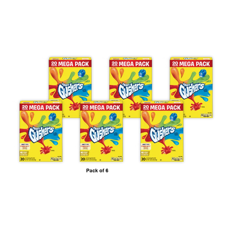 Fruit Gushers Strawberry Tropical 0.8 Oz (Pack Of 6)