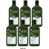 Avalon Organics Shampoo Volumizing Rosemary 11Oz (Pack of 6)