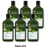 Avalon Organics Tea Tree Scalp Treatment Hair Shampoo11Oz (Pack of 6)