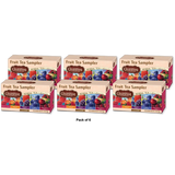 Celestial Seasonings Fruit Tea Sampler Herbal Tea 1.4Oz (Pack Of 6)