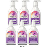 Jason Calming Lavender Pure Natural Body Wash 30Oz (Pack of 6)