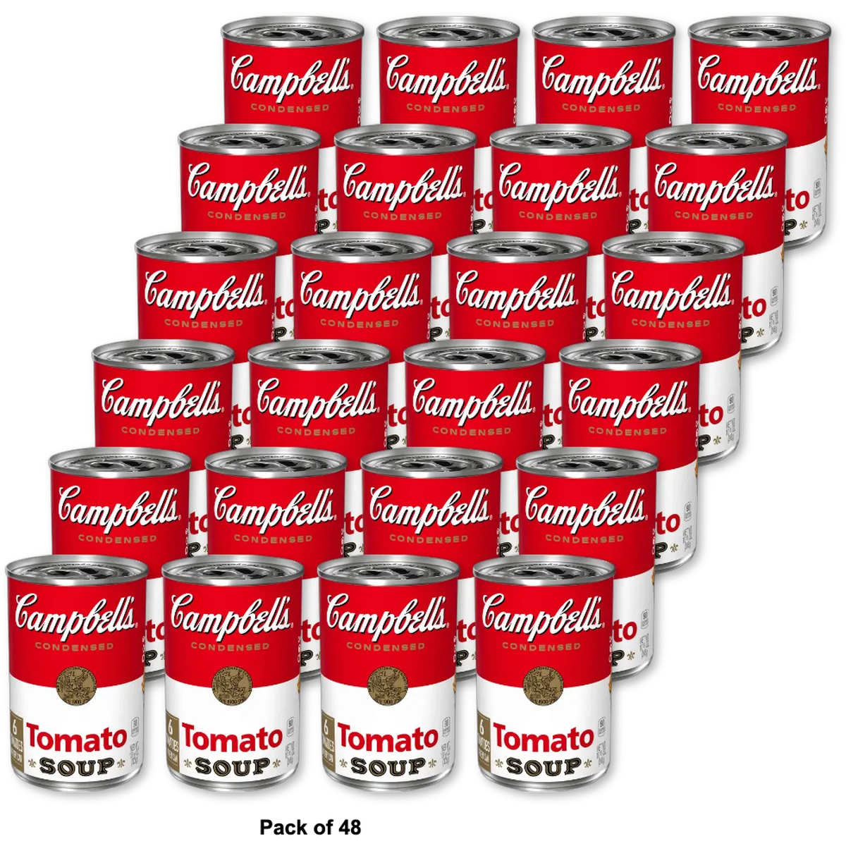 Campbell's Condensed Soup Tomato 10.75Oz (Pack of 48)