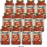 Prego Italian Tomato Spaghetti Sauce Flavored with Meat Jar 24Oz (Pack of 12)