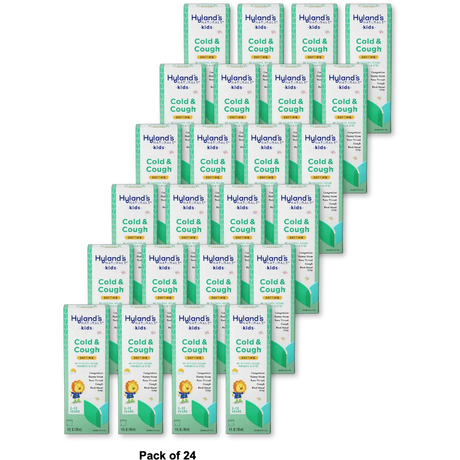 Hylands Cold N Cough 4 Kids Multi-Symptom Cold Relief Syrup 4Oz (Pack of 24)