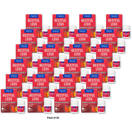 Hylands Restful Legs Safe And Effective Relief Homeopathic Tablets50 Ea 3.2Oz (Pack of 24)