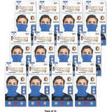 Copper Fit Big Guardwell Face Cover and Neck Gaiter Blue Youth (Pack of 12)