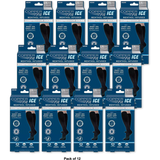 Copper Fit womens Ice Menthol Infused Compression Socks Black Large X 1 Pair 3.21Oz (Pack of 12)