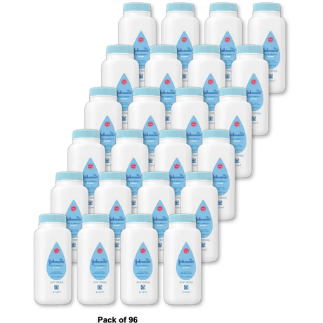 Johnsons Baby Powder With Aloe Vera And Vitamin E Pure Cornstarch 1.5Oz (Pack of 96)