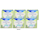 Tena Intimates Extra Coverage Overnight Incontinence Pads 10.23Oz (Pack of 6)