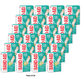 Band Aid Brand Skin Flex Adhesive Bandages All One Size 0.5Oz (Pack Of 24)