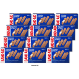 Band-Aid Adhesive Bandages Tough Strips 1.76Oz (Pack of 12)